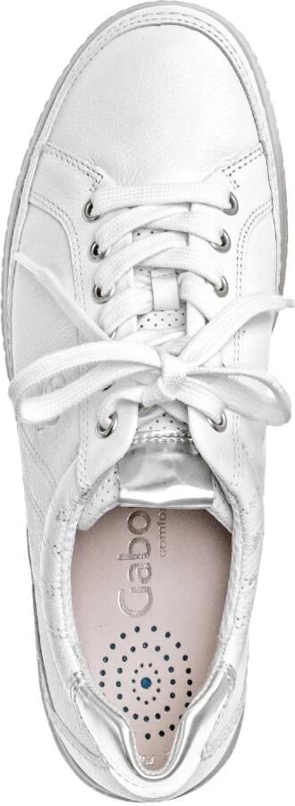 Gabor Sneakers York met modieuze sierstiksels vrijetijdsschoen lage schoen veterschoen - Foto 3