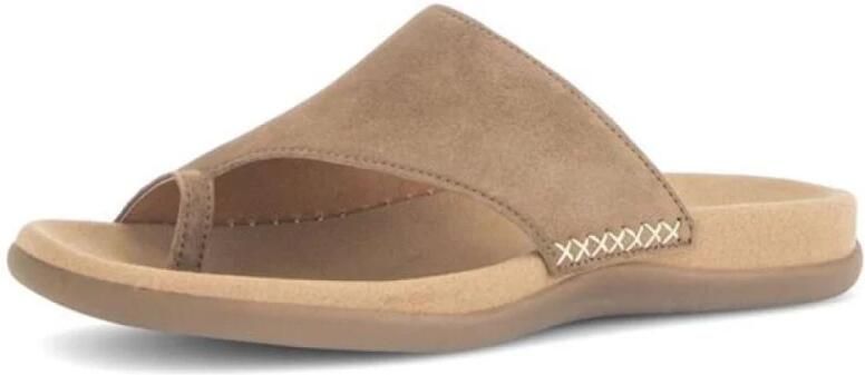 Gabor Dames teenslipper 83.700.38 Cognac - Foto 3
