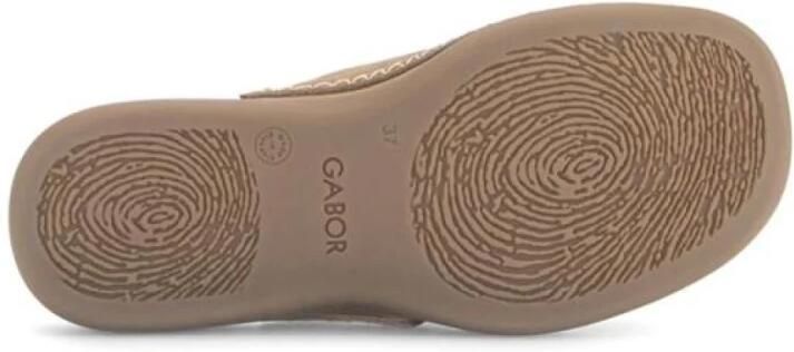 Gabor Dames teenslipper 83.700.38 Cognac - Foto 4