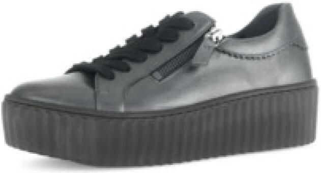 Gabor Zilveren Dames Sneaker Comfortabel en Stijlvol