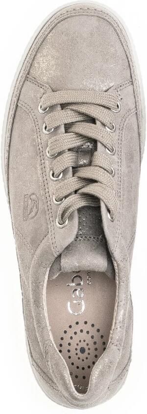 Gabor Zilveren Vetersneaker Dames - Foto 5