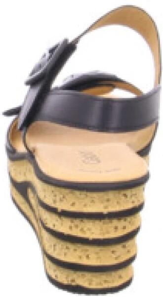 Gabor Zwarte dames sleehak sandalen