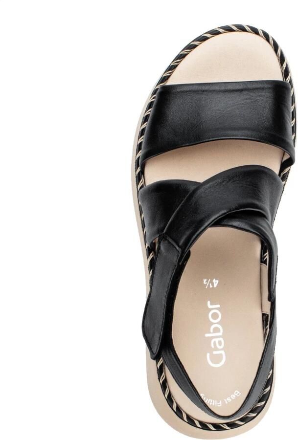 Gabor Zwarte Damessandaal Zomercollectie