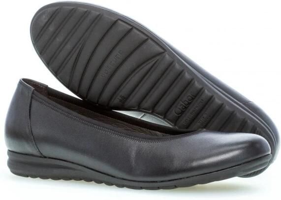 Gabor Zwarte Foulardcalf Ballerina - Foto 2