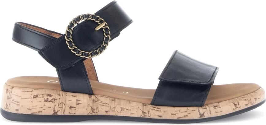 Gabor Sleehaksandaaltjes Rhodos bandjessandaal comfort-schoen zomerschoen met mooie sierspeld - Foto 5