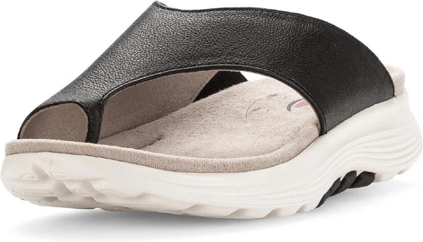 Gabor rollingsoft sensitive 66.812.67 dames rollende wandelsandaal Zwart