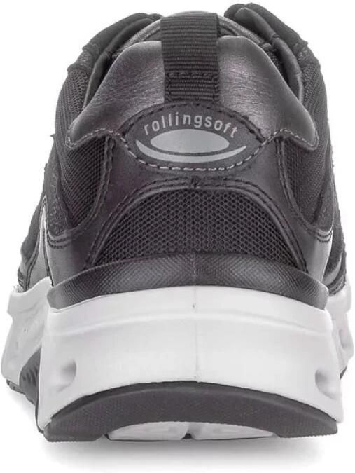 Gabor rollingsoft sensitive 76.986.47 dames rollende wandelsneaker zwart - Foto 2