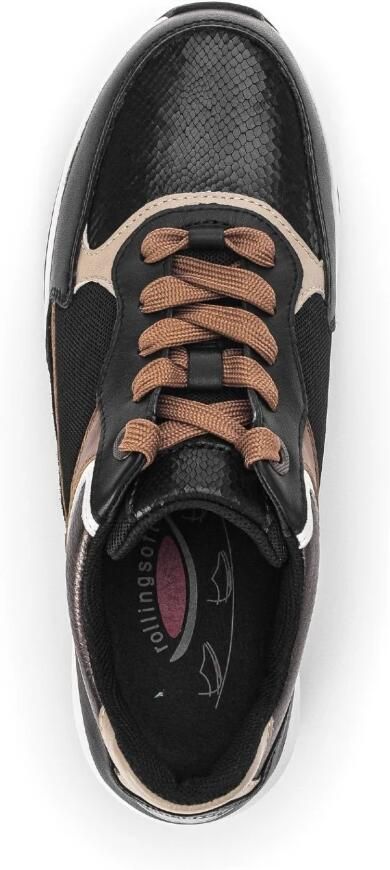 Gabor rollingsoft sensitive 56.875.87 dames rollende wandelsneaker Zwart - Foto 4