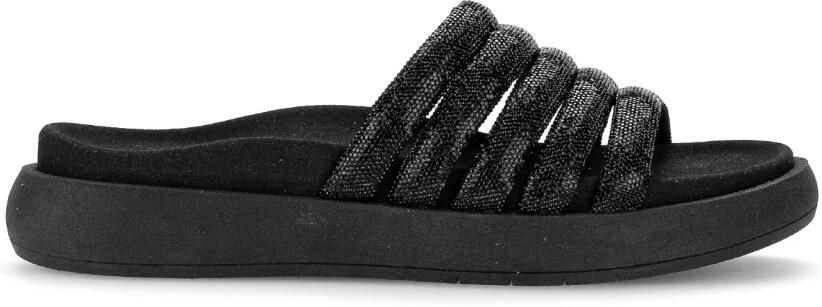 Gabor Zwarte Textiel Muiltjes Moderne Comfortabele Stijl Black Dames - Foto 2