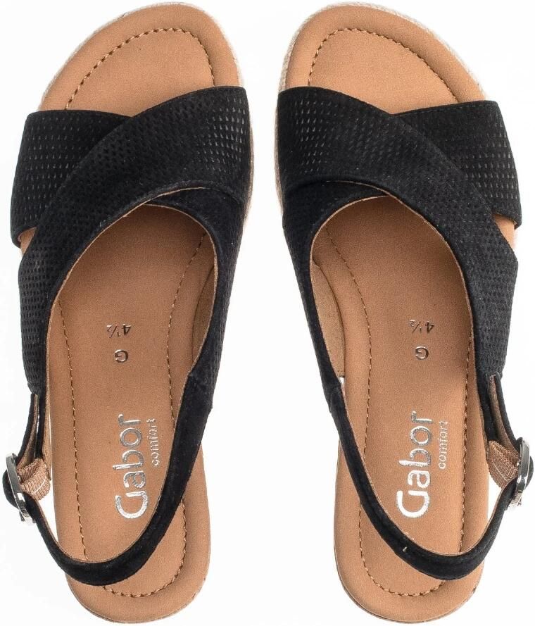 Gabor 62.831.47 Dames Sandalen Zwart - Foto 3