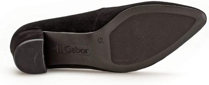 Gabor Zwarte Fluwelen Pumps Black Dames - Foto 2