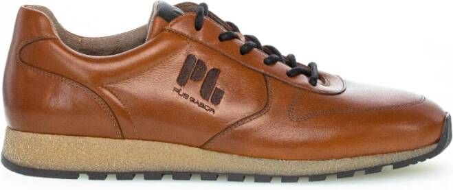 Gabor Gecertificeerde leren sneakers in hazelnoot Brown Dames - Foto 2