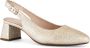 Gabor Comfort Gouden Pump Openhiel G-leest - Thumbnail 2