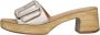 GABOR Slippers Dames 722 1 Maat: 42 Materiaal: Leer Kleur: Goud - Thumbnail 4