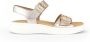 Gabor Gouden Leren Sandalen Yellow Dames - Thumbnail 1