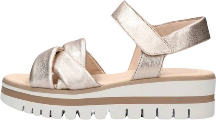 Gabor Sleehaksandaaltjes zomerschoen sandaal sleehak met praktische klittenbandsluiting - Foto 5