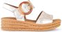 Gabor Gouden Parel Leren Sandalen Multicolor Dames - Thumbnail 1