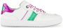 Gabor Comfort Sneaker Wit-Roze Uitneembaar Voetbed - Thumbnail 2