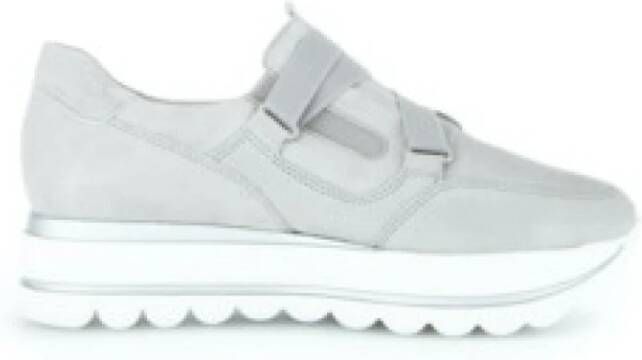 Gabor Grijze damessneaker comfortabel en stijlvol