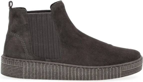 Gabor Chelsea-boots Plateau enkellaars instapschoen met subtiele contrastnaden - Foto 1
