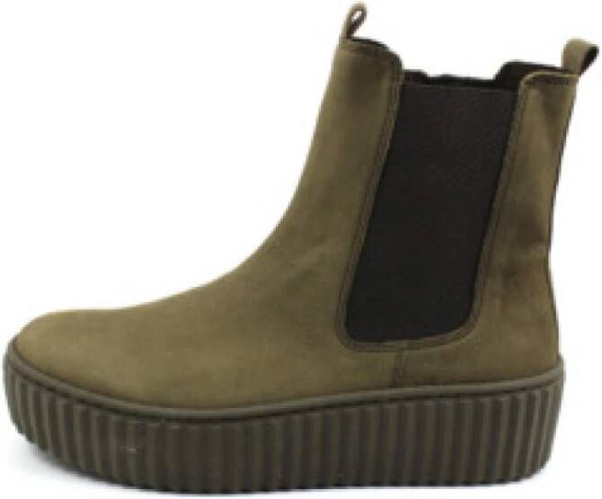 Gabor Groene Chelsea Boot voor vrouwen