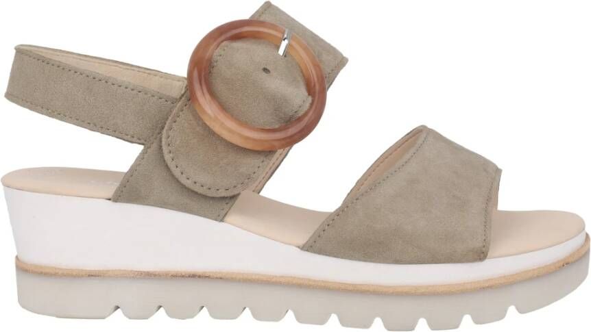 Gabor Groene damessandaal Zomercollectie