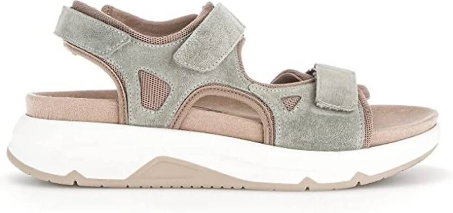 Gabor Groene outdoor sandalen voor dames