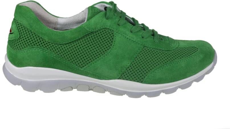 Gabor Groene Rolling Walking Sneaker voor Dames Green Dames
