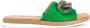 Gabor Groene Suède Muil Sandalen Green Dames - Thumbnail 2