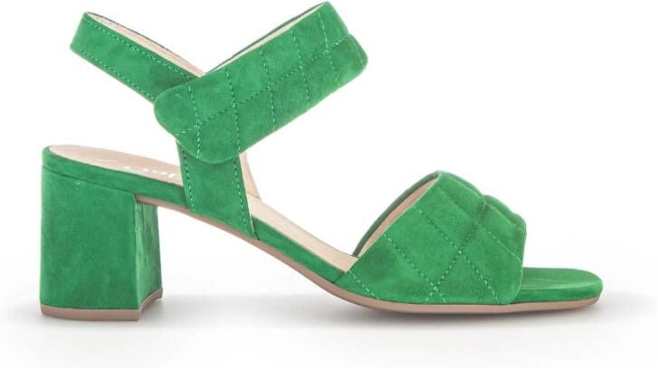 Gabor Groene Suède Zomer Sandalen Green Dames