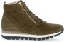 Gabor Groene Velvet High Top Sneaker Boots Green Dames - Thumbnail 1