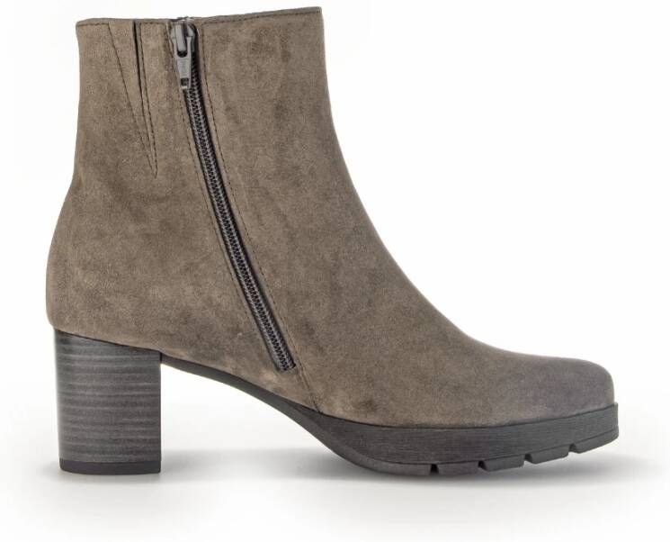 Gabor Stijlvolle suède enkellaars voor dames Grijs Dames - Foto 10