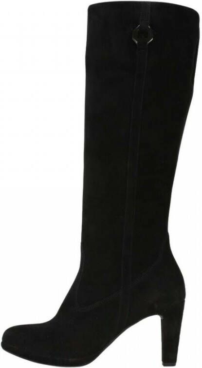 Gabor Elegante Zwarte Enkellaarsjes met Hak