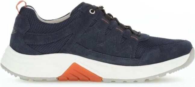 Gabor Heren Rollingsoft wandelsneaker Blauw Heren