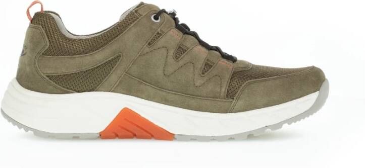 Gabor Heren Wandelsneaker met Rollingsoft Technologie Groen Heren