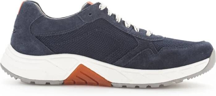 Gabor Heren wandelsneakers met Rollingsoft-technologie Blauw Heren