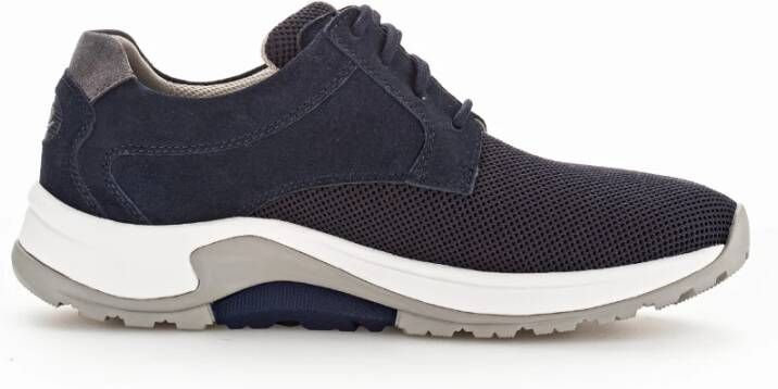 Gabor Heren wandelsneakers met Rollingsoft-technologie Blauw Heren