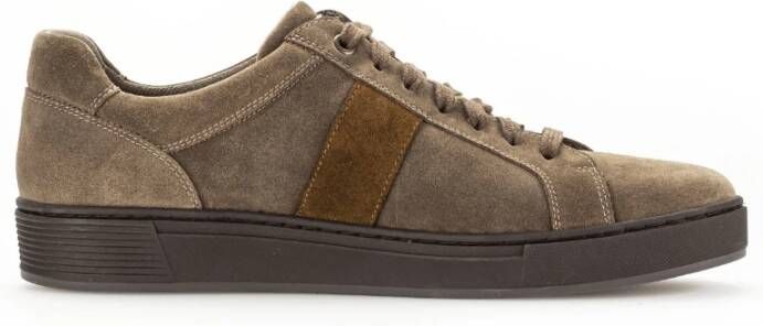 Gabor Heren wandelsneakers van gecertificeerd suède Grijs Heren