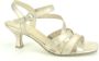 Gabor Stijlvolle Goud Sand Hoge Hak Sandalen Yellow Dames - Thumbnail 1