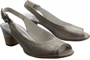 Gabor 06.570.94 dames sandaal pump grijs metallic