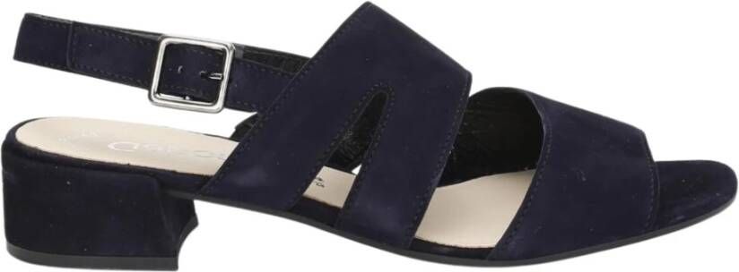 Gabor Atlantik Elegant Middle Heel Sandals Blauw Dames