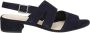 Gabor Atlantik Elegant Middle Heel Sandals Blauw Dames - Thumbnail 4
