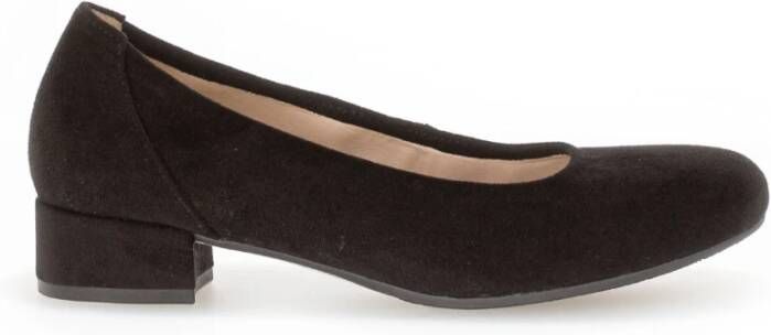 Gabor Klassieke Elegante Zwarte Textiel Pumps Black Dames