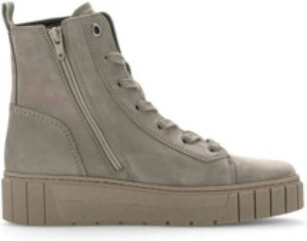 Gabor Veterschoenen Davos plateau comfort schoen enkellaars in schoenwijdte h (= zeer breed)