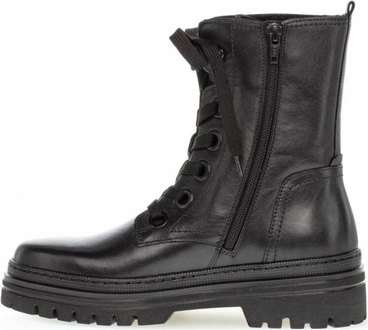 Gabor Klassieke zwarte veterschoenen Black Dames