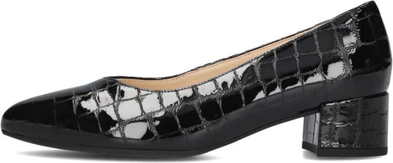 Gabor Krokodillenprint Blokhak Pumps