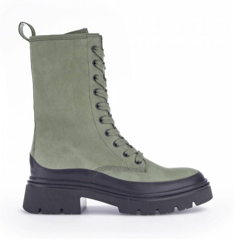 Gabor Lace up Boots Groen Dames
