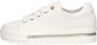 Gabor Lage Platform Sneakers met Gouden Accenten White Dames - Thumbnail 2
