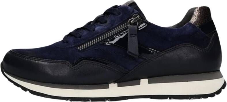 Gabor Lage sneakers met sportief design Blue Dames