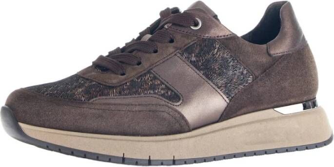 Gabor Leo Velour Metal Sneakers